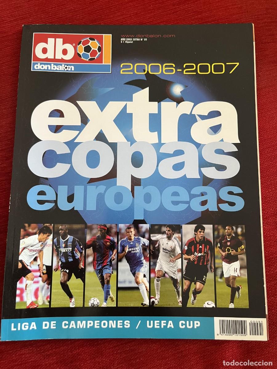 Coleccionismo deportivo: REVISTA DON BALON DB # 91 GUIA EXTRA COPAS EUROPEAS 06 07 2006 2007 LIGA DE CAMPEONES UEFA CUP