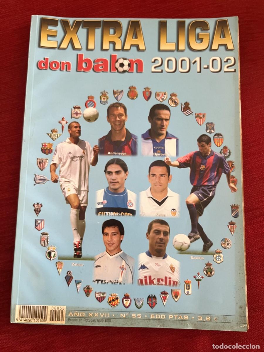 Coleccionismo deportivo: REVISTA DON BALON DB # 55 GUIA EXTRA LIGA 01 02 2001 2002 TODOS LOS EQUIPOS
