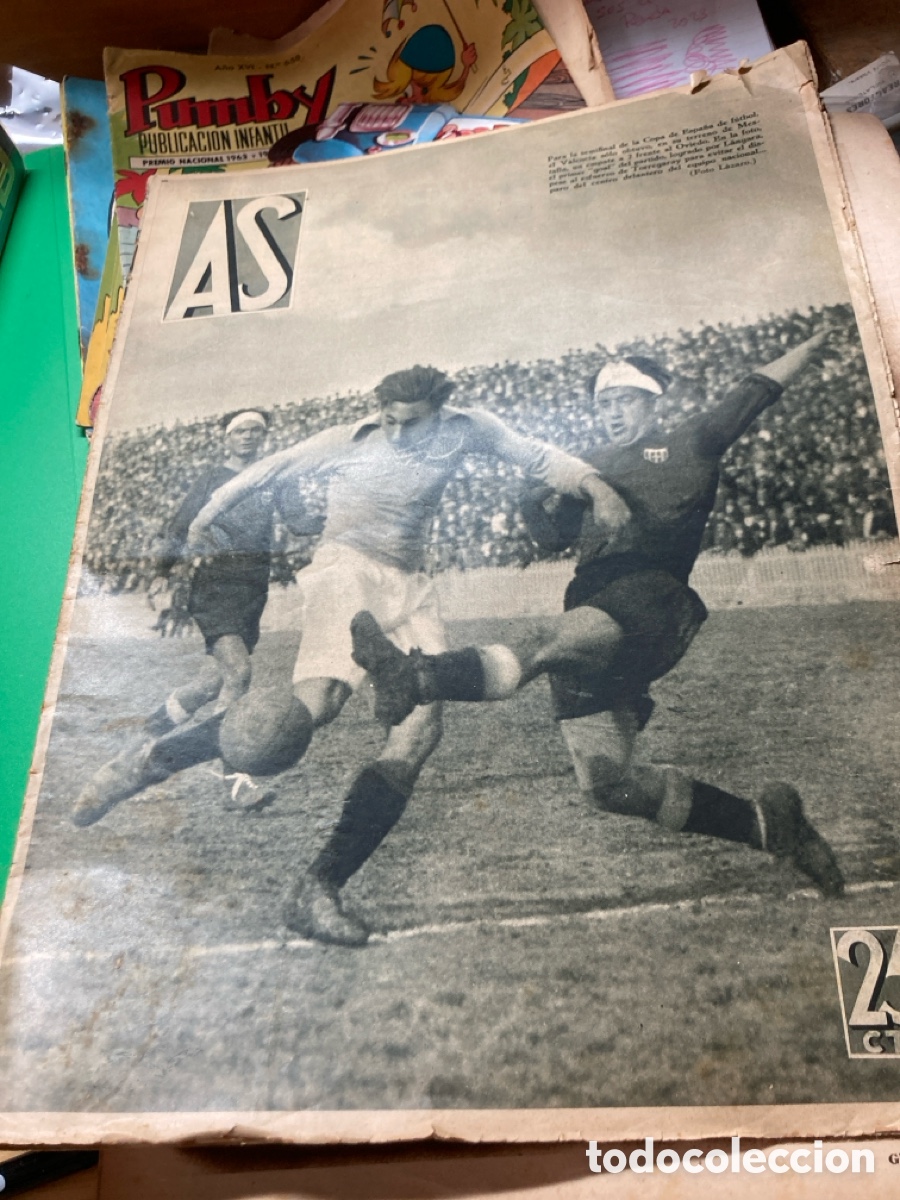 Coleccionismo deportivo: Periodico As 1934 final Copa Real Madrid Athletic