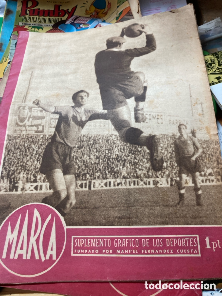 Collectionnisme sportif: Marca 1945 Real Madrid Hercules