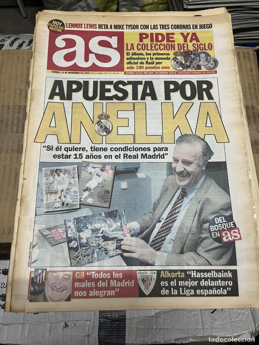 Collezionismo sportivo: AS (19-11-1999) ANELKA DEL BOSQUE REAL MADRID JESUS GIL ATLETICO LENNOX LEWIS ALKORTA