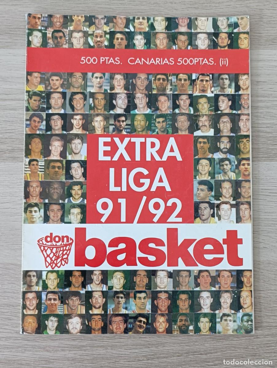 Coleccionismo deportivo: DON BASKET EXTRA LIGA 91/92, ACB y Primera Divisi&oacute;n, Baloncesto 1991 1992