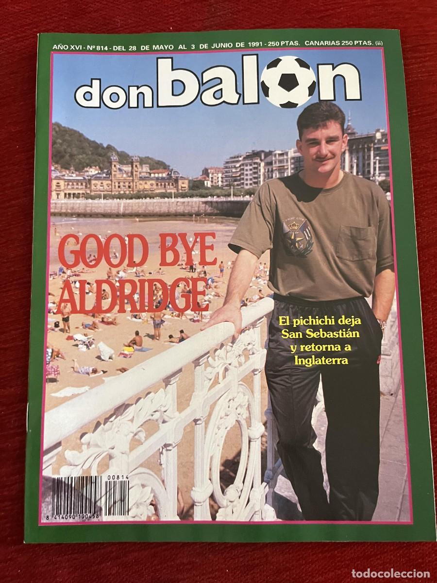 Coleccionismo deportivo: REVISTA DON BALON # 814 (3-6-1991) ALDRIDGE POSTER INTER MILAN