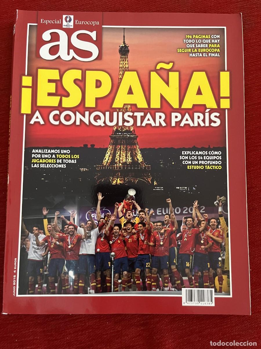 Sammelleidenschaft Sport: AS ESPECIAL GUIA EXTRA UEFA EUROCOPA EURO 2016 SELECCION ESPA&Ntilde;OLA ESPA&Ntilde;A