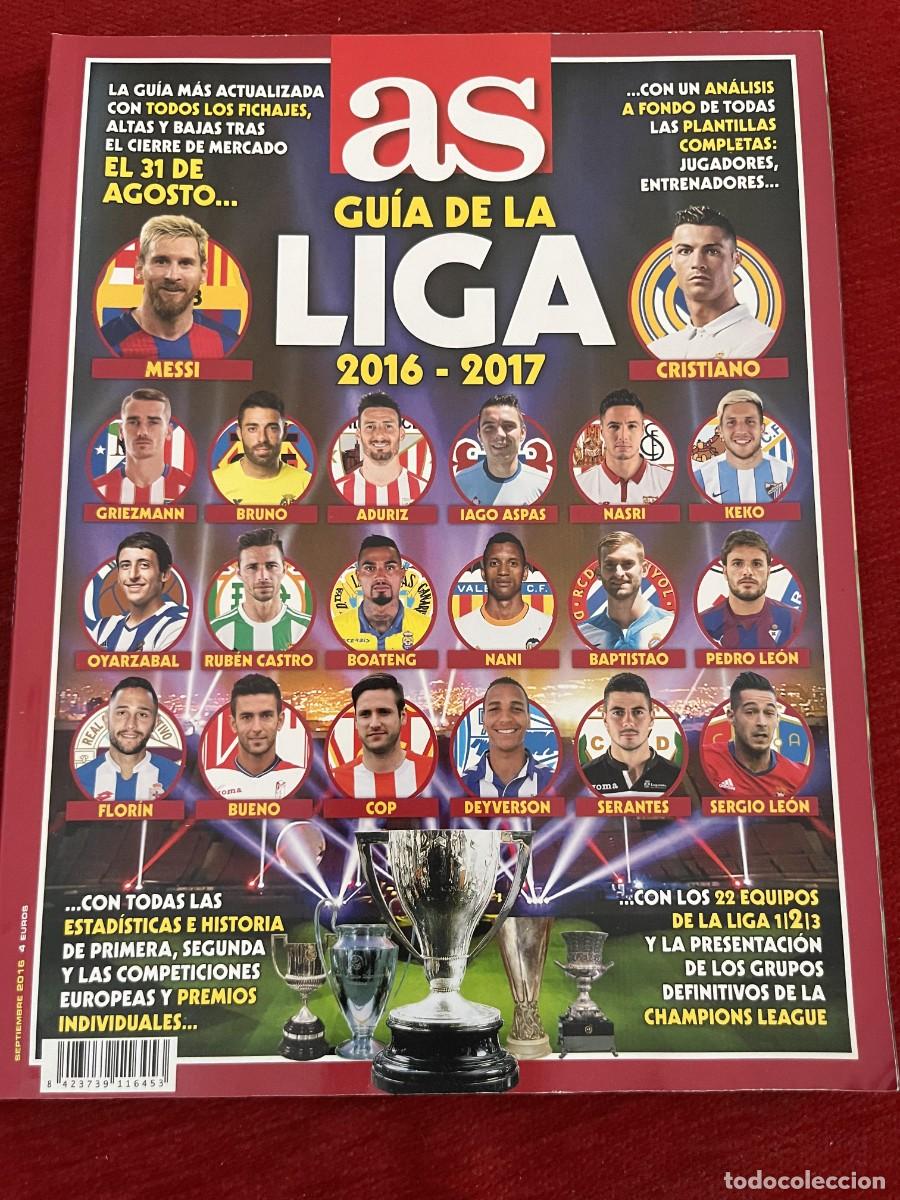 Sammelleidenschaft Sport: AS EXTRA ESPECIAL GUIA DE LA LIGA 16 17 2016 2017 MESSI RONALDO TODOS LOS JUGADORES Y EQUIPOS