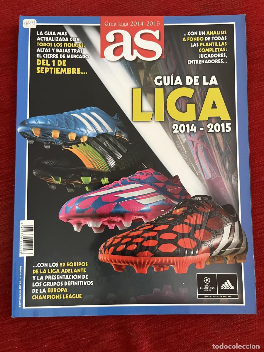 Coleccionismo deportivo: AS ESPECIAL EXTRA GUIA DE LA LIGA 14 15 2014 2015 MESSI RONALDO TODOS LOS JUGADORES Y EQUIPOS