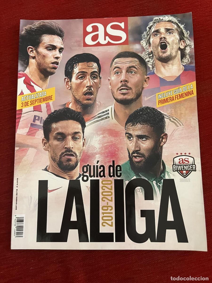 Coleccionismo deportivo: AS ESPECIAL EXTRA GUIA DE LA LIGA 19 20 2019 2020 MESSI RONALDO TODOS LOS JUGADORES Y EQUIPOS