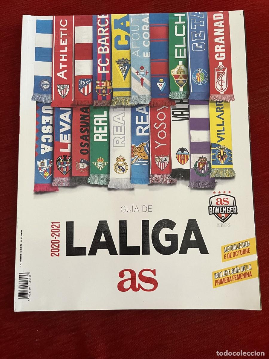 Coleccionismo deportivo: AS ESPECIAL EXTRA GUIA DE LA LIGA 20 21 2020 2021 MESSI RONALDO TODOS LOS JUGADORES Y EQUIPOS