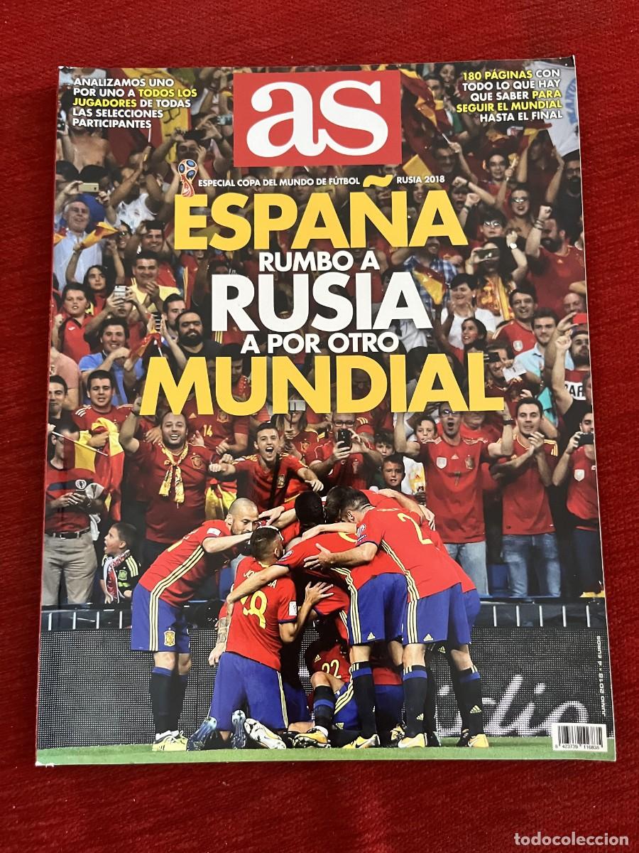 Coleccionismo deportivo: AS ESPECIAL EXTRA GUIA COPA DEL MUNDO DE FUTBOL RUSIA 2018 MUNDIAL SELECCIONES ESPA&Ntilde;A