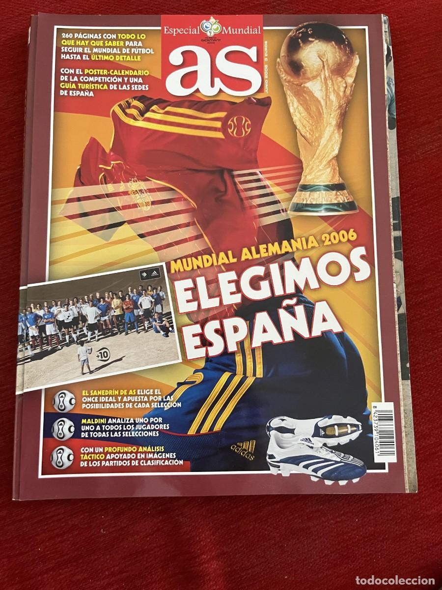 Coleccionismo deportivo: AS ESPECIAL EXTRA GUIA COPA DEL MUNDO DE FUTBOL ALEMANIA 2006 MUNDIAL SELECCIONES ESPA&Ntilde;A