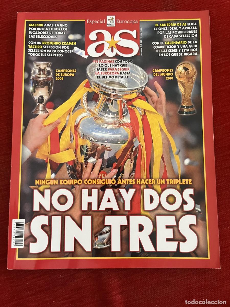 Coleccionismo deportivo: AS ESPECIAL EXTRA GUIA EUROCOPA EURO POLONIA UCRANIA 2012 ESPA&Ntilde;A SELECCION ESPA&Ntilde;OLA