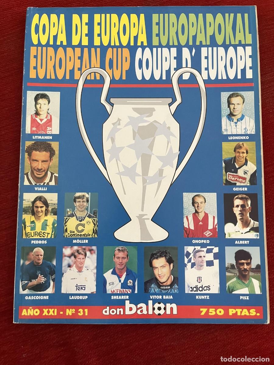 Coleccionismo deportivo: DON BALON # 31 COPA DE EUROPA TEMPORADA 95 96 1995 1996 AJAX AMSTERDAM JUVENTUS