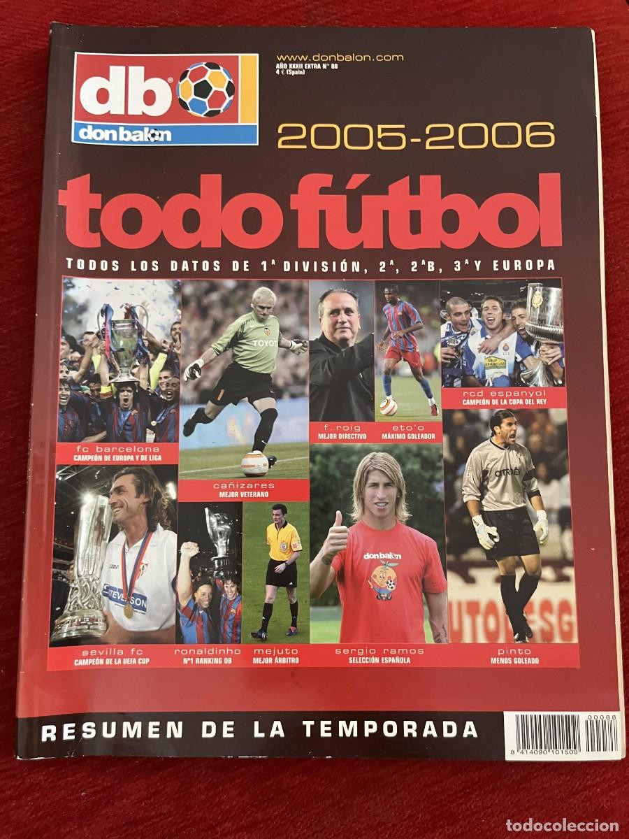 Coleccionismo deportivo: REVISTA TODO FUTBOL DON BALON # 88 GUIA EXTRA ESPECIAL LIGA TEMPORADA 05 06 2005 2006