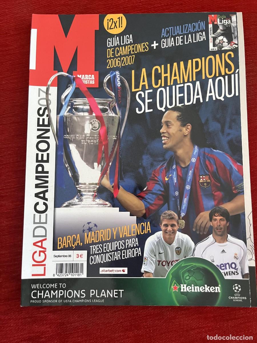 Coleccionismo deportivo: REVISTA MARCA GUIA EXTRA ESPECIAL LIGA DE CAMPEONES 06 07 2006 2007 RONALDINHO