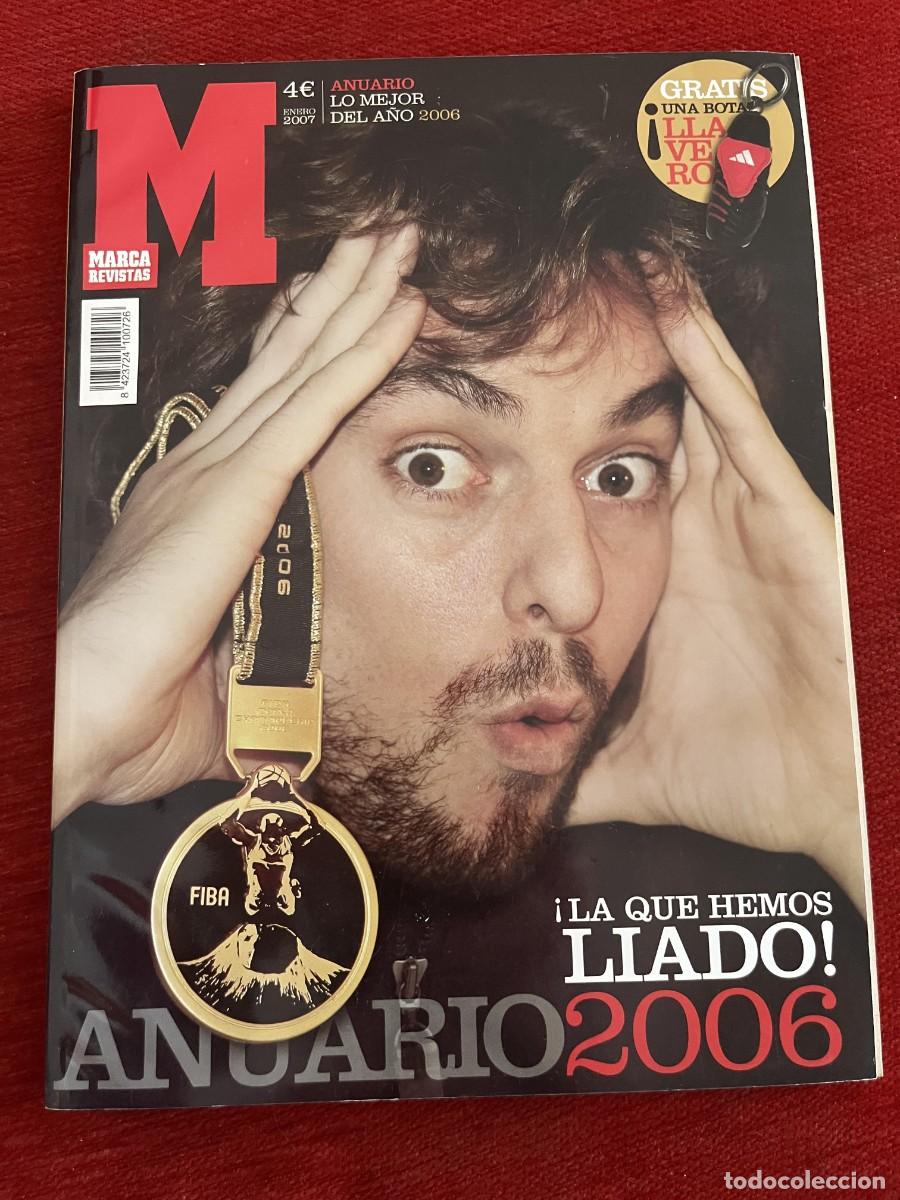Coleccionismo deportivo: REVISTA MARCA GUIA EXTRA ESPECIAL ANUARIO LO MEJOR DEL A&Ntilde;O 2006 GASOL