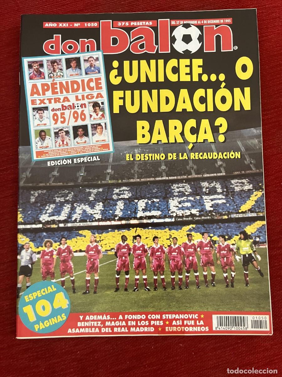 Coleccionismo deportivo: REVISTA DON BALON # 1050 (4-12-1992) FUTBOL EUROPA AMERICA DRAGOSLAV STEPANOVIC APENDICE EXTRA LIGA