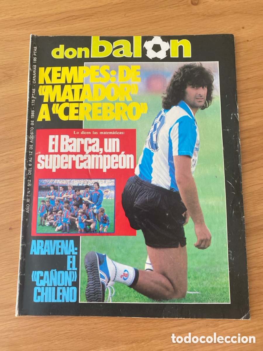 Coleccionismo deportivo: Don bal&oacute;n 512 - Kempes - H&eacute;rcules - Valladolid - Rossi - Zaragoza - F1 - Celta - Betis