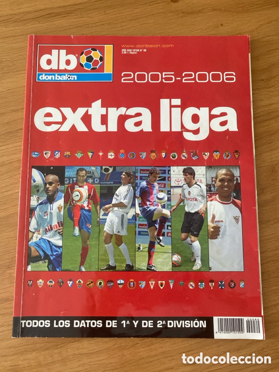 Coleccionismo deportivo: Extra liga f&uacute;tbol don bal&oacute;n n&uacute;mero 80 temporada 2005-2006 Album revista