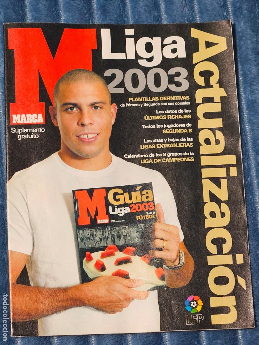 Coleccionismo deportivo: REVISTA MARCA LIGA 2003 ACTUALIZACI&Oacute;N GUIA