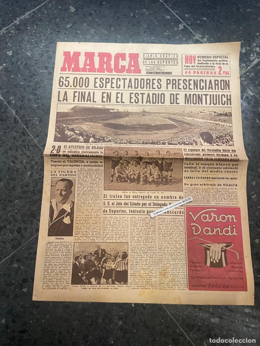 Coleccionismo deportivo: MARCA - DIARIO GRAFICO DE LOS DEPORTES N&ordm; ESPECIAL DE LOS MARTES A&Ntilde;O III - 27 JUNIO 1944 N&ordm; 494