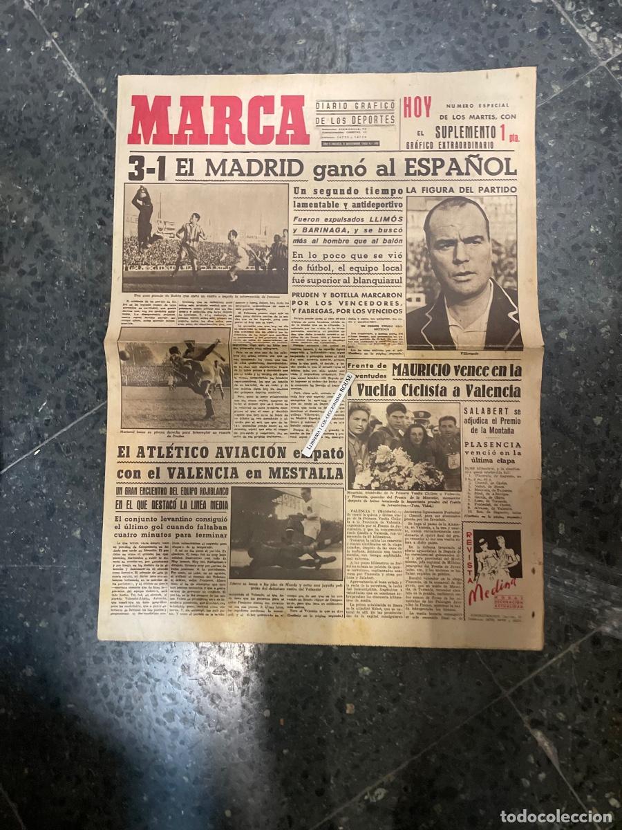 Coleccionismo deportivo: MARCA - DIARIO GRAFICO DE LOS DEPORTES N&ordm; ESPECIAL DE LOS MARTES A&Ntilde;O II - 9 NOVIEMBRE 1943 N&ordm; 298