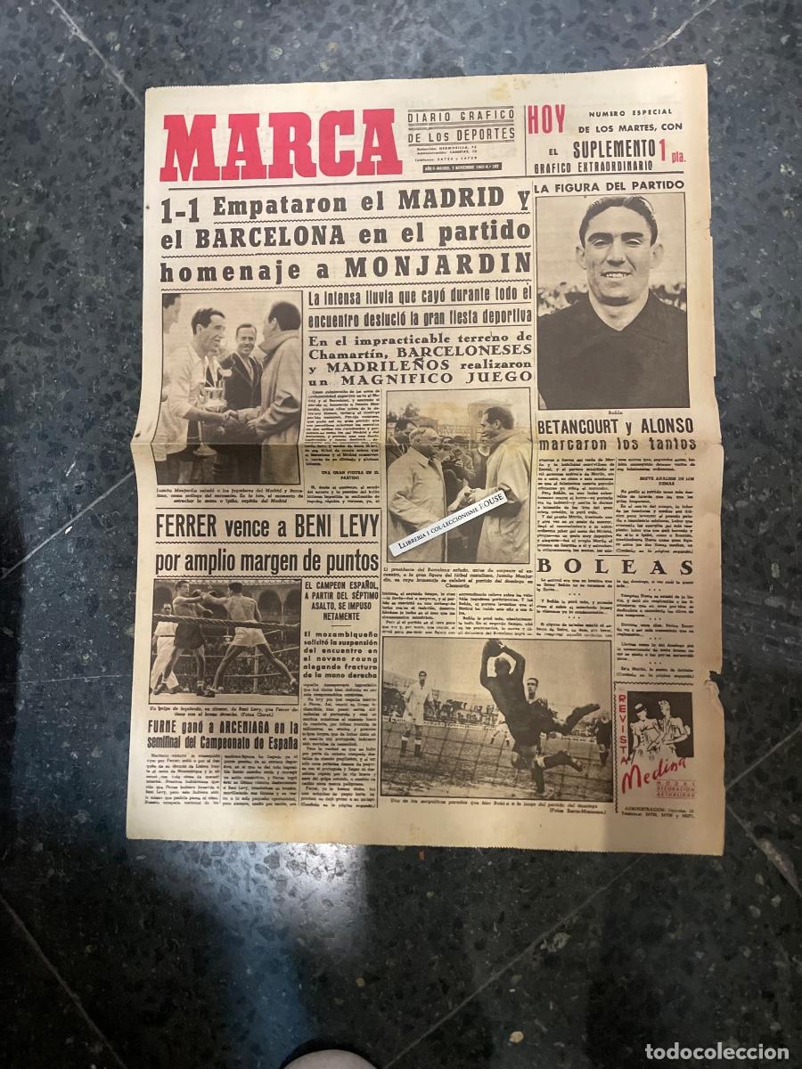 Coleccionismo deportivo: MARCA - DIARIO GRAFICO DE LOS DEPORTES N&ordm; ESPECIAL DE LOS MARTES A&Ntilde;O II - 2 NOVIEMBRE 1943 N&ordm; 292