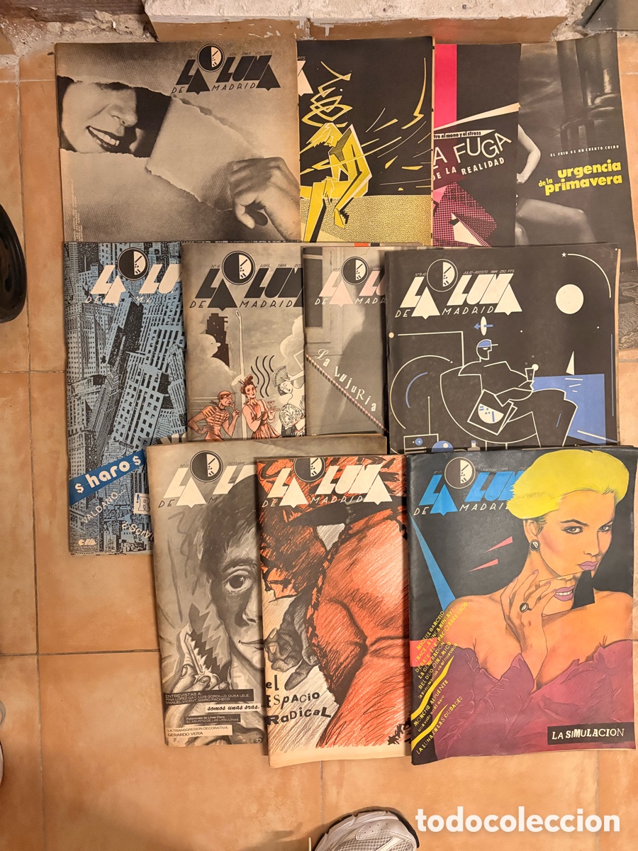 Coleccionismo deportivo: Lote 16 Revistas LA LUNA DE MADRID - Icono de la Movida Madrile&ntilde;a (A&ntilde;os 80)