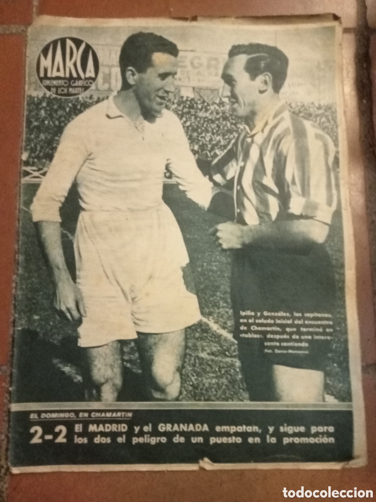 Coleccionismo deportivo: marca suplemento grafico de los martes 30 Marzo 1943 n&ordm; 18