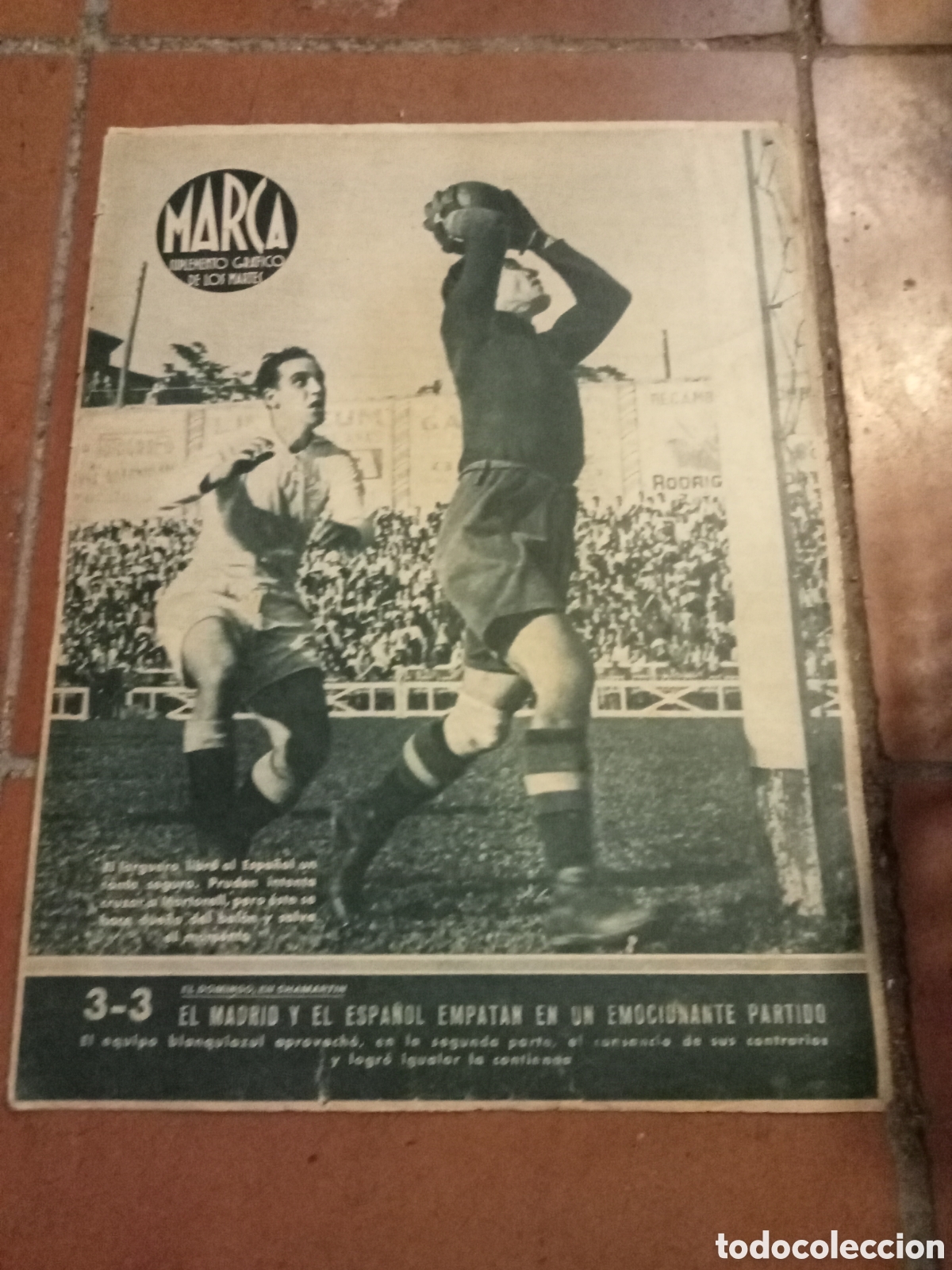 Coleccionismo deportivo: marca suplemento grafico de los martes 18 mayo 1943 n&ordm; 25