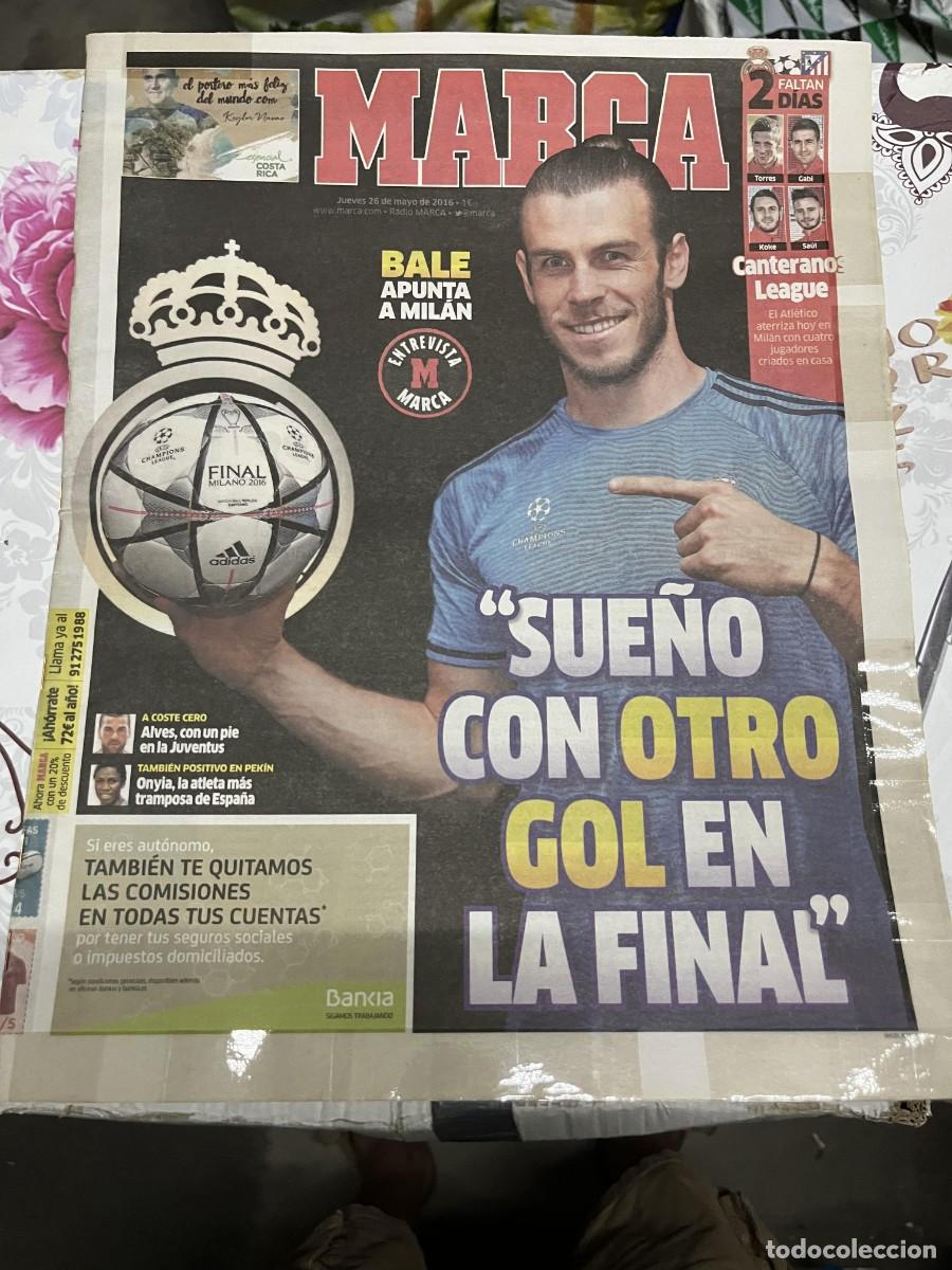 Coleccionismo deportivo: MARCA (26-5-2016) FINAL CHAMPIONS ATLETICO REAL MADRID BALE