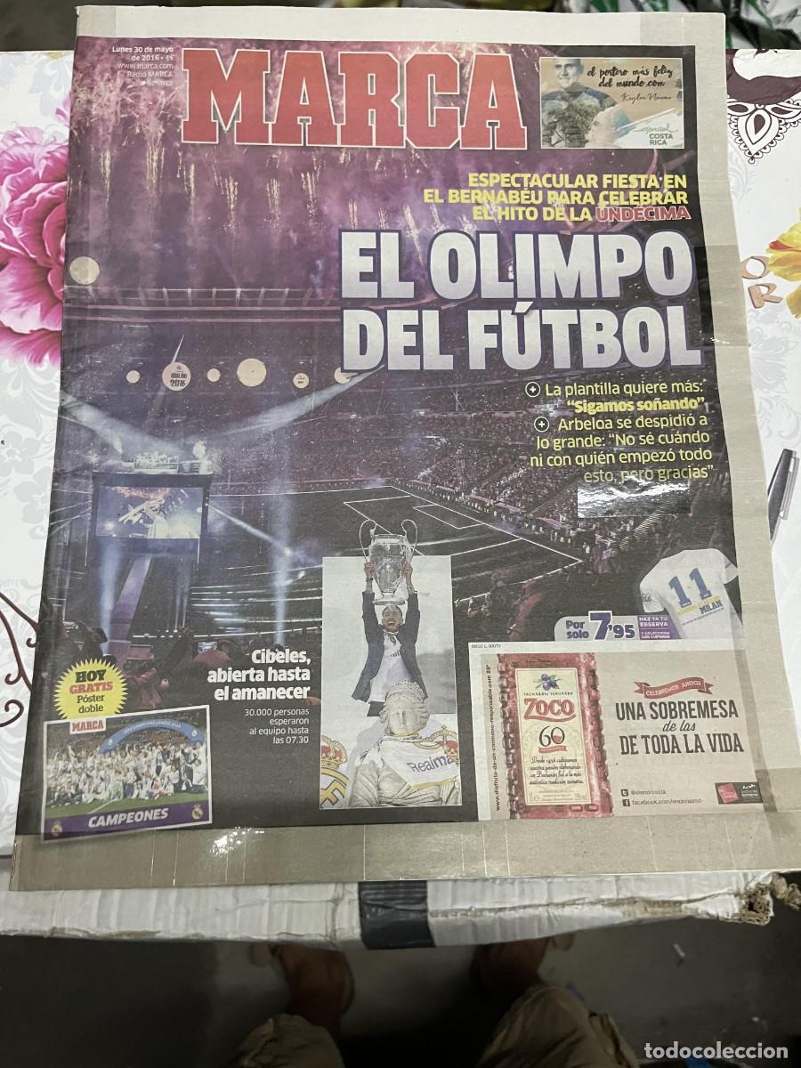 Coleccionismo deportivo: MARCA (30-5-2016) CELEBRACION CAMPEON FINAL UEFA CHAMPIONS LEAGUE REAL MADRID 1-1 ATLETICO MADRID