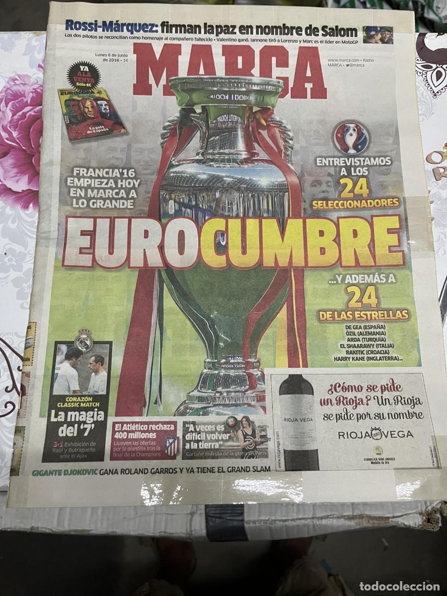 Coleccionismo deportivo: MARCA (6-6-2016) EURO EUROCOPA CORAZON CLASSIC MATCH GARBI&Ntilde;E MUGURUZA