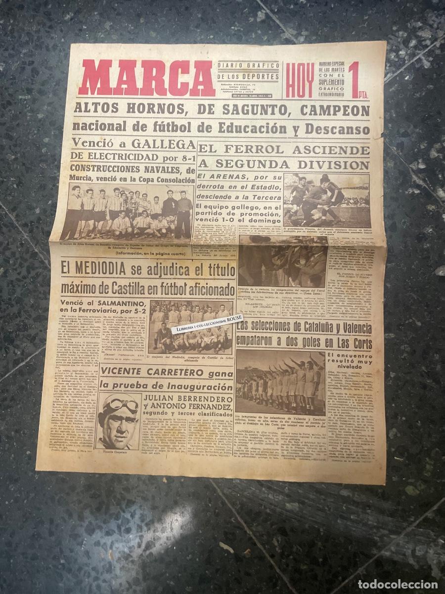 Coleccionismo deportivo: MARCA - DIARIO GRAFICO DE LOS DEPORTES N&ordm; ESPECIAL DE LOS MARTES A&Ntilde;O III - 25 ABRIL 1944 N&ordm; 440