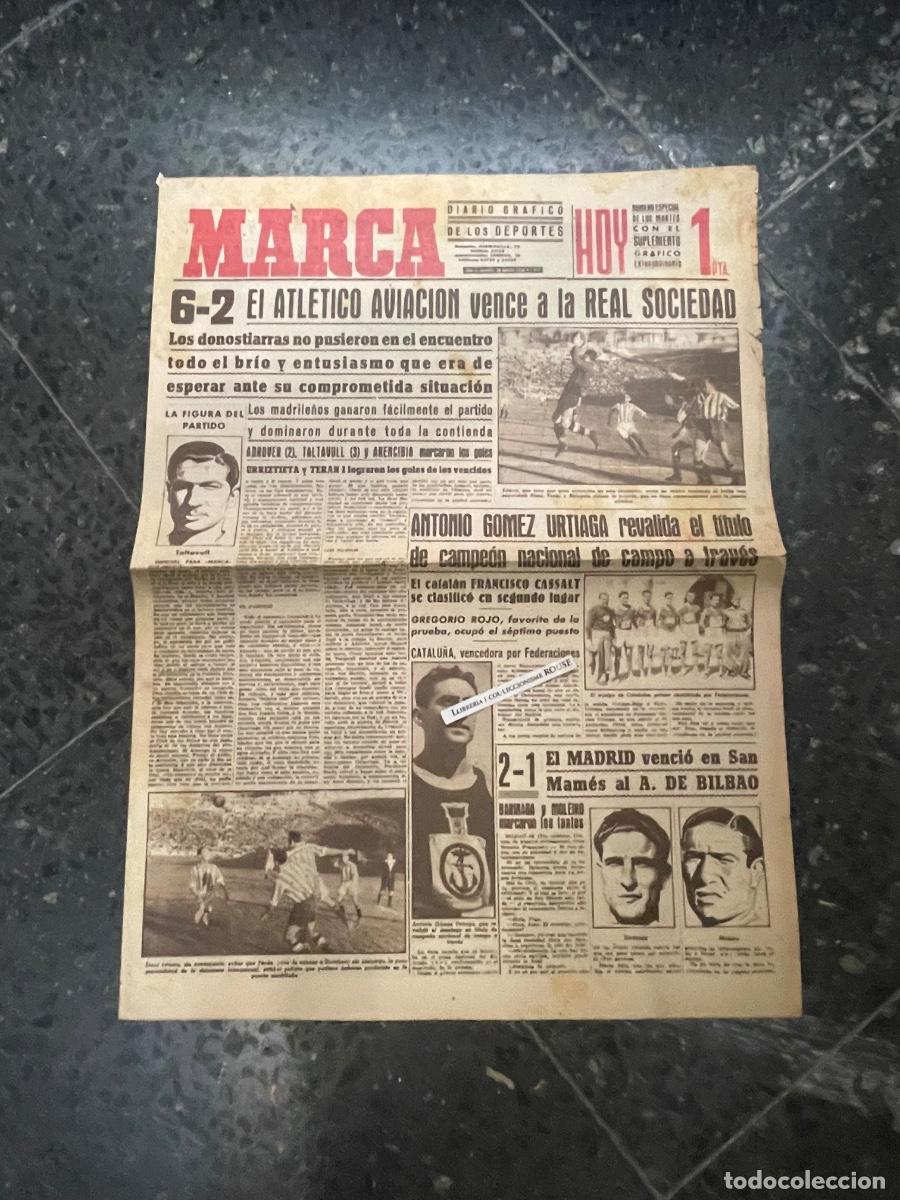 Collectionnisme sportif: MARCA - DIARIO GRAFICO DE LOS DEPORTES N&ordm; ESPECIAL DE LOS MARTES A&Ntilde;O III - 28 MARZO 1944 N&ordm; 417