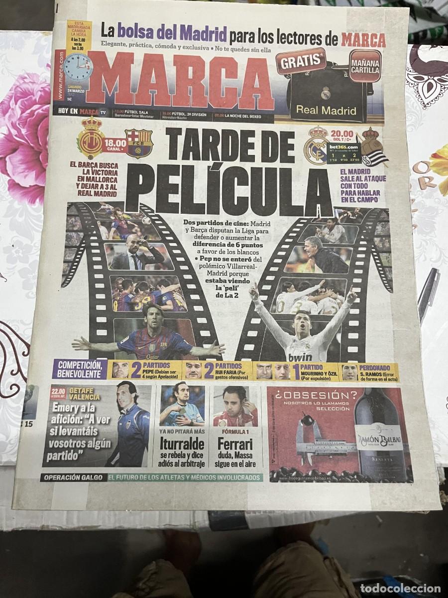 Collectionnisme sportif: MARCA (24-3-2012) MALLORCA BARCELONA REAL MADRID REAL SOCIEDAD GETAFE VALENCIA ITURRALDE