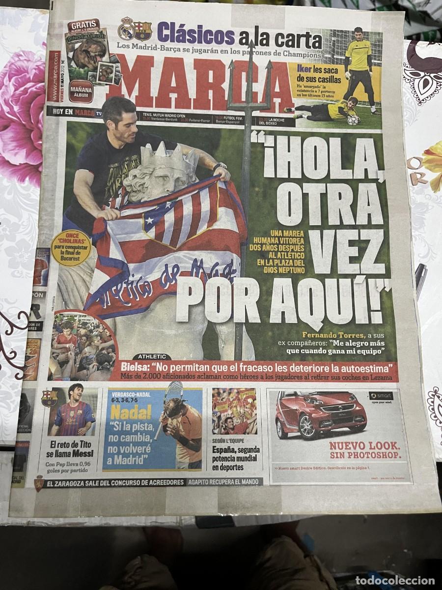Coleccionismo deportivo: MARCA (11-5-2012) CELEBRACION CAMPEON FINAL UEFA EUROPA LEAGUE ATLETICO MADRID NEPTUNO