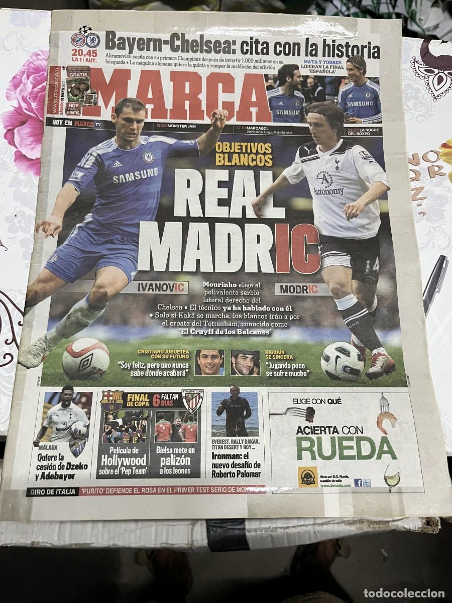 Coleccionismo deportivo: MARCA (19-5-2012) CHELSEA TOTTENHAM REAL MADRID MODRIC POSIBLE FICHAJE IVANOVIC