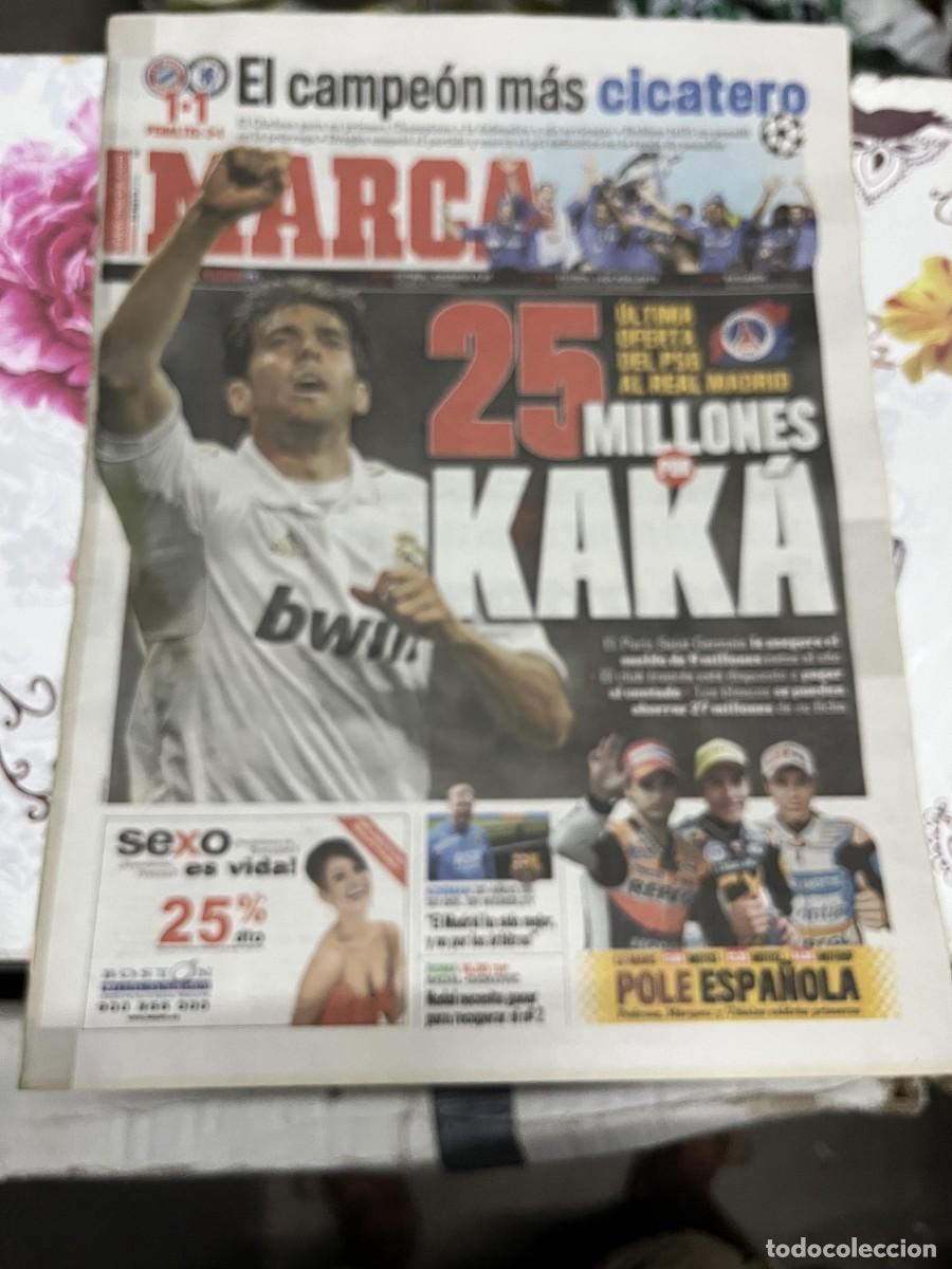 Coleccionismo deportivo: MARCA (20-5-2012) FINAL CHAMPIONS BAYERN MUNCHEN 1-1 CHELSEA POSIBLE FICHAJE KAKA REAL MADRID