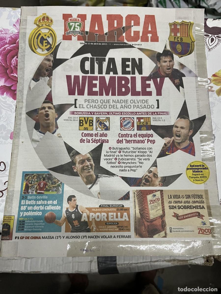 Sports collectibles: MARCA (13-4-2013) CHAMPIONS BORUSSIA DORTMUND REAL MADRID BAYERN MUNCHEN BARCELONA