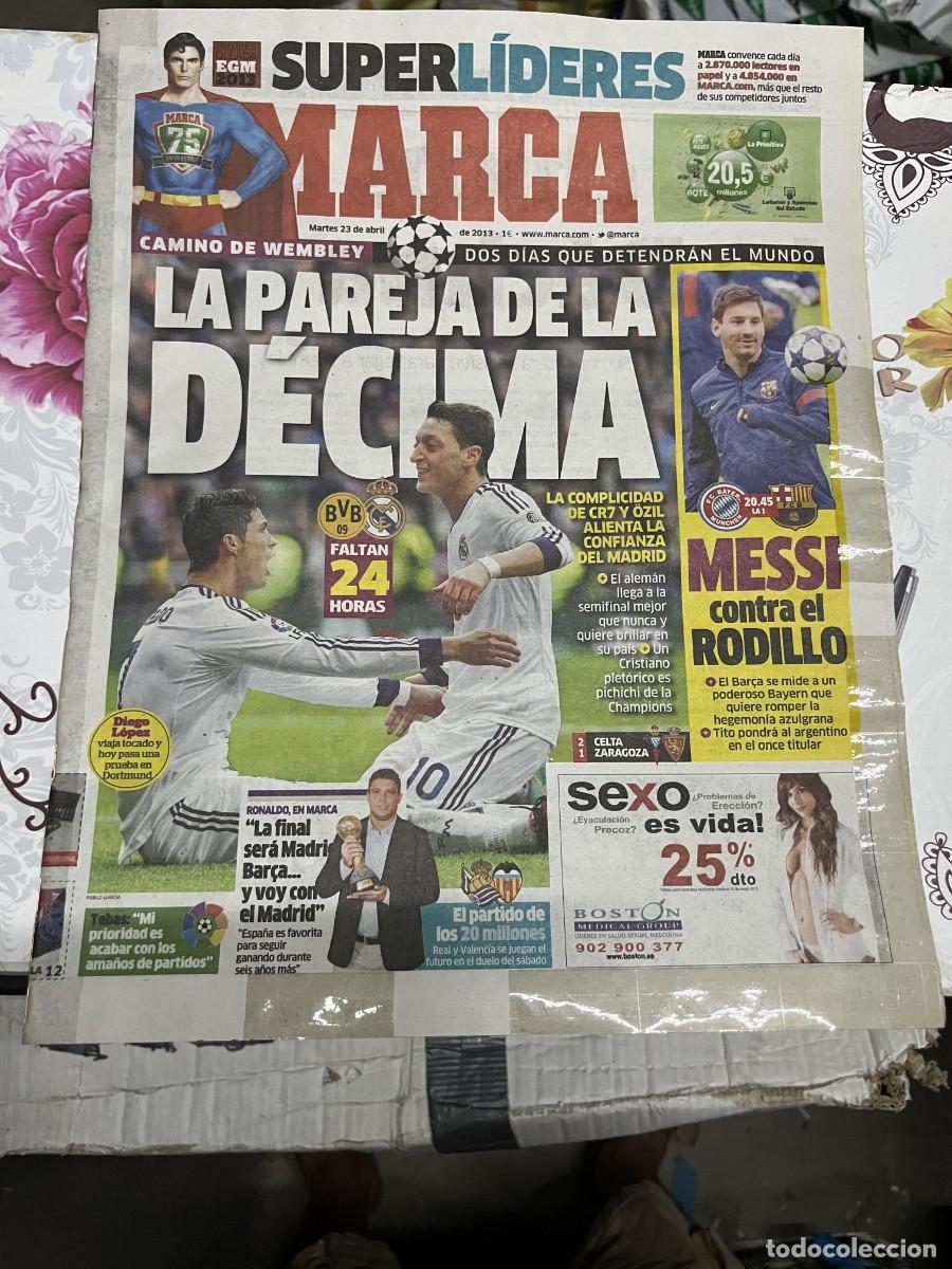 Sports collectibles: MARCA (23-4-2013) CHAMPIONS BORUSSIA DORTMUND REAL MADRID BAYERN MUNCHEN BARCELONA MESSI