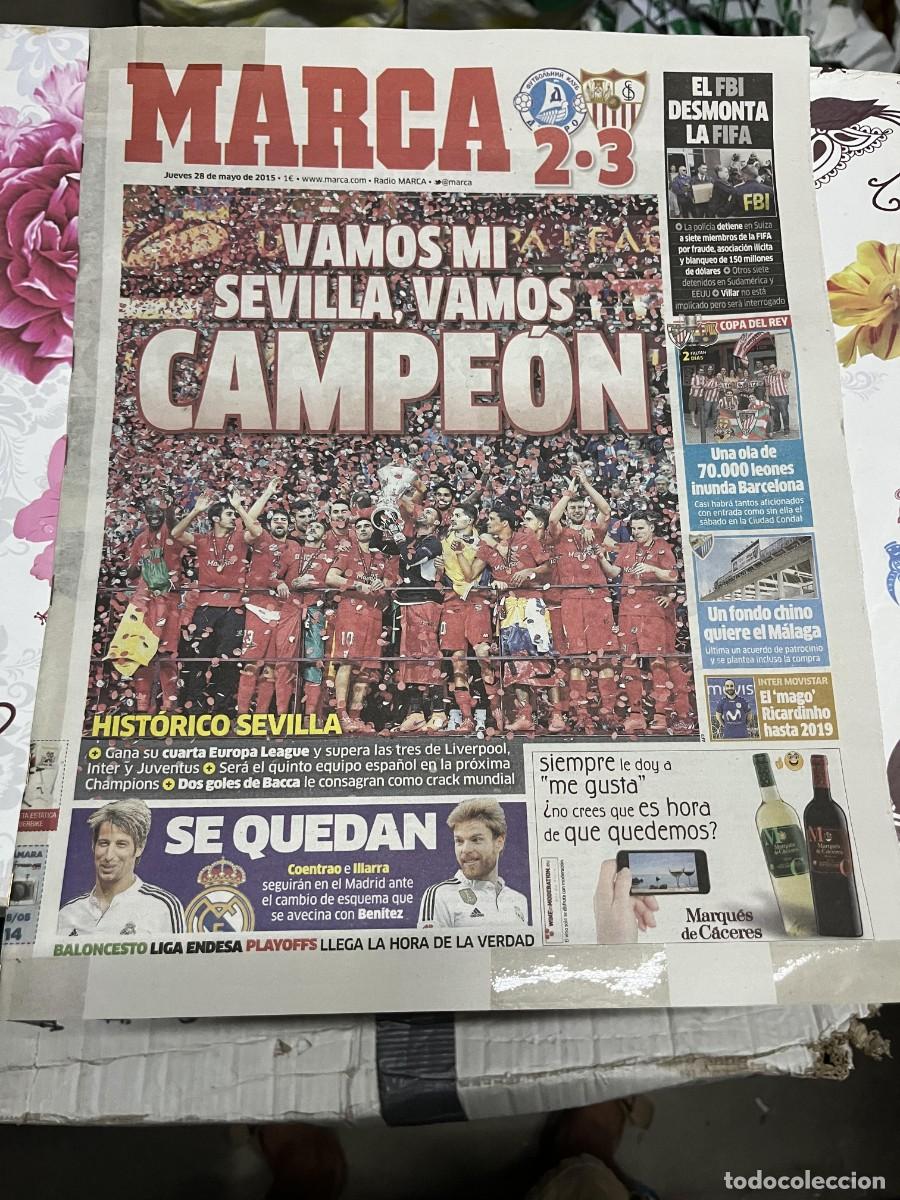 Coleccionismo deportivo: MARCA (28-5-2015) CAMPEON FINAL UEFA EUROPA LEAGUE SEVILLA 2-3 DNIPRO DNIPROPETROVSK