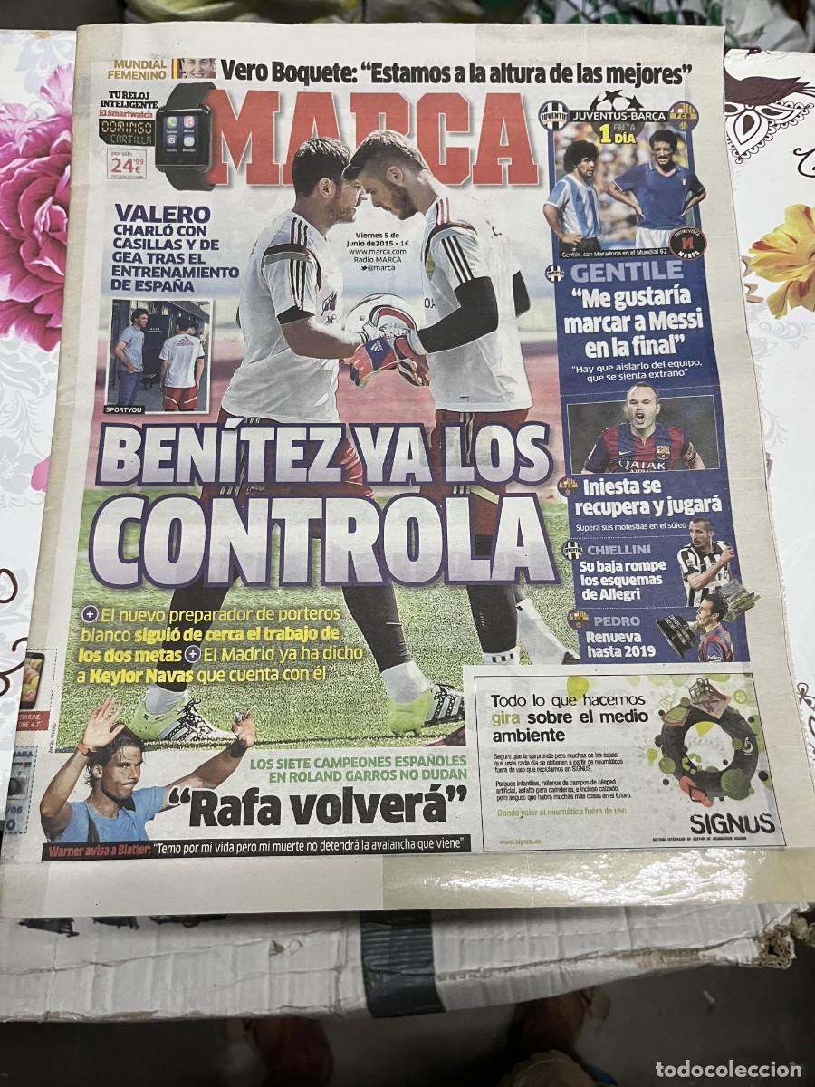 Coleccionismo deportivo: MARCA (5-6-2015) VERO BOQUETE GENTILE HOY CHAMPIONS JUVENTUS BARCELONA RAFAEL NADAL TENIS