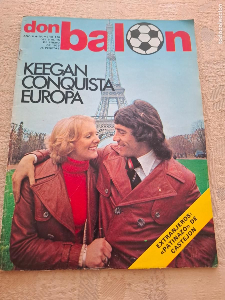 Coleccionismo deportivo: DON BAL&Oacute;N A&Ntilde;O V N&ordm; 170 - 1979 - PORTADA KEVIN KEEGAN - ( NO INCLUYE EL ALBUM )