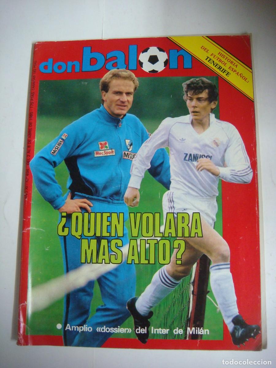 Collectionnisme sportif: REVISTA DE DON BALON A&Ntilde;O 1985 N&ordm;-494-CAJ-REV-N&ordm;-1