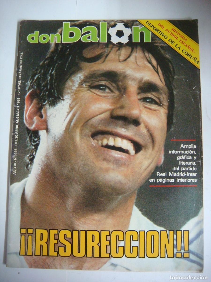 Sammelleidenschaft Sport: REVISTA DE DON BALON A&Ntilde;O 1985 N&ordm;-498-CAJ-REV-N&ordm;-1