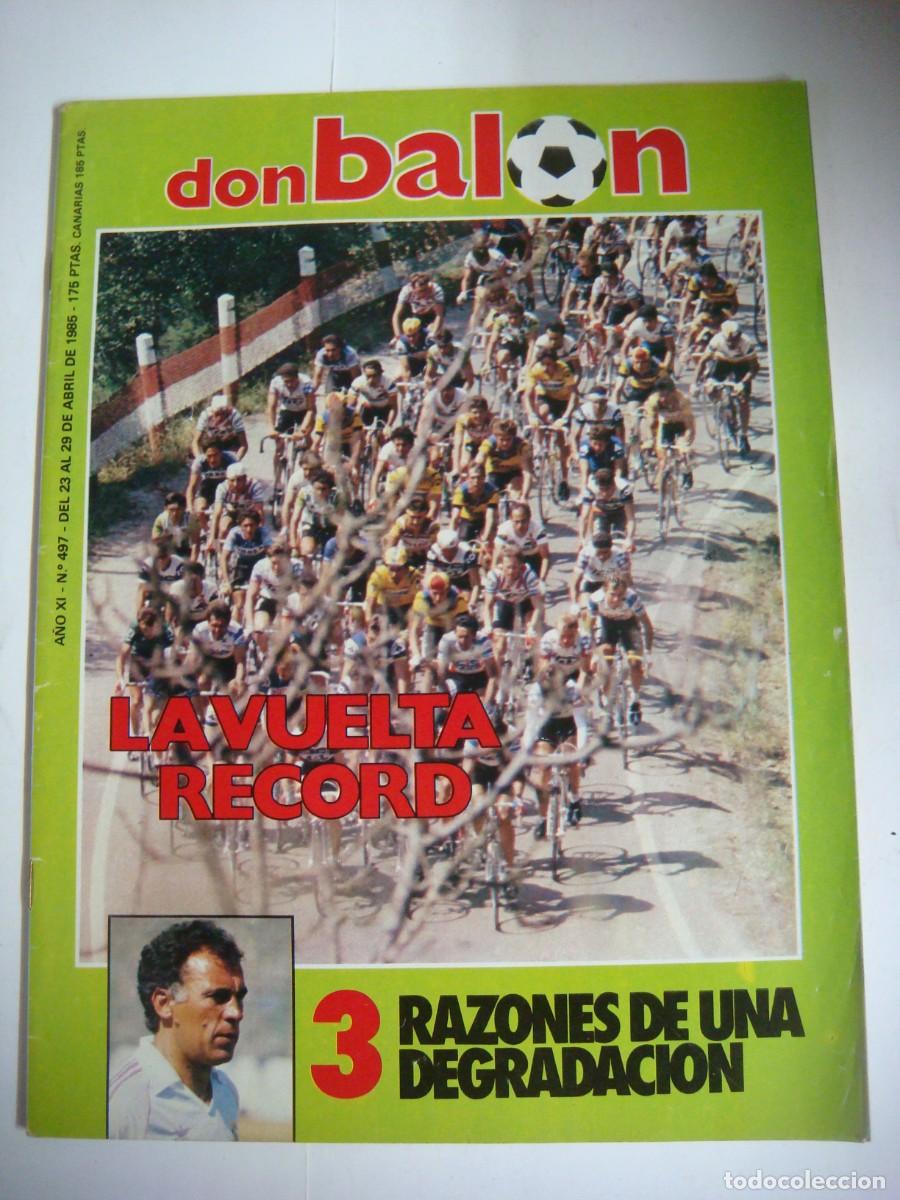 Collectionnisme sportif: REVISTA DE DON BALON A&Ntilde;O 1985 N&ordm;-497-CAJ-REV-N&ordm;-1
