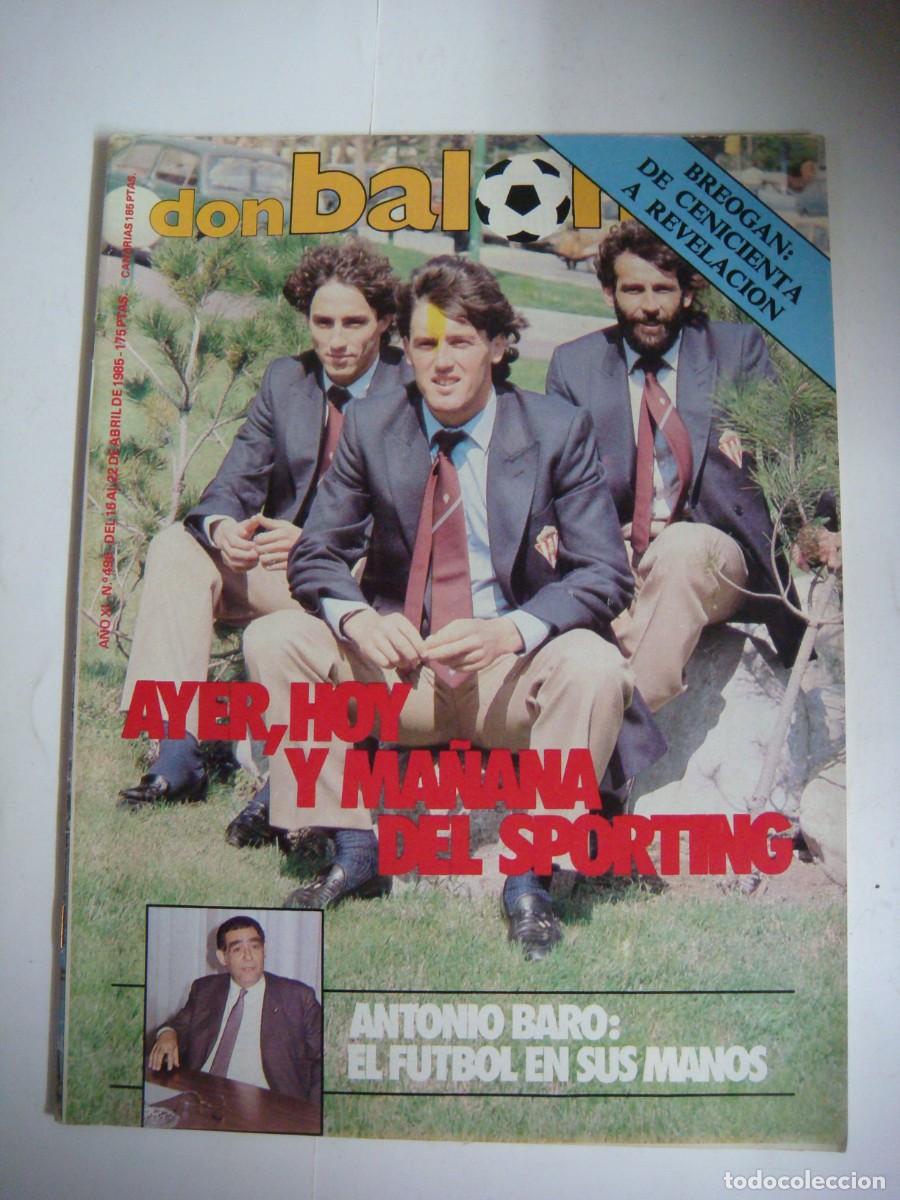 Collectionnisme sportif: REVISTA DE DON BALON A&Ntilde;O 1985 N&ordm;-496-CAJ-REV-N&ordm;-1