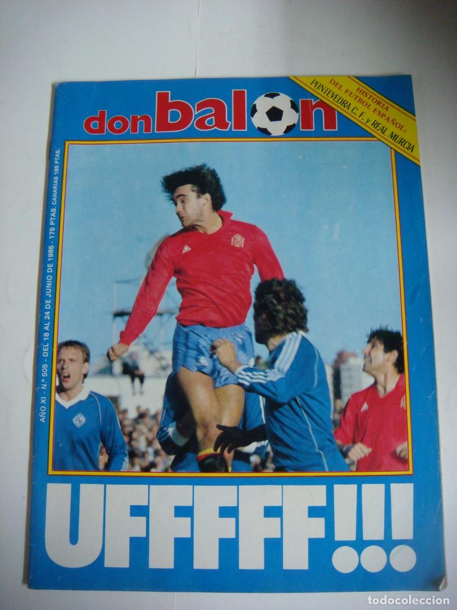 Sammelleidenschaft Sport: REVISTA DE DON BALON A&Ntilde;O 1985 N&ordm;-505-CAJ-REV-N&ordm;-1
