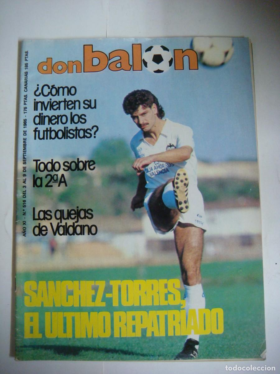Sammelleidenschaft Sport: REVISTA DE DON BALON A&Ntilde;O 1985 N&ordm;-516-CAJ-REV-N&ordm;-1