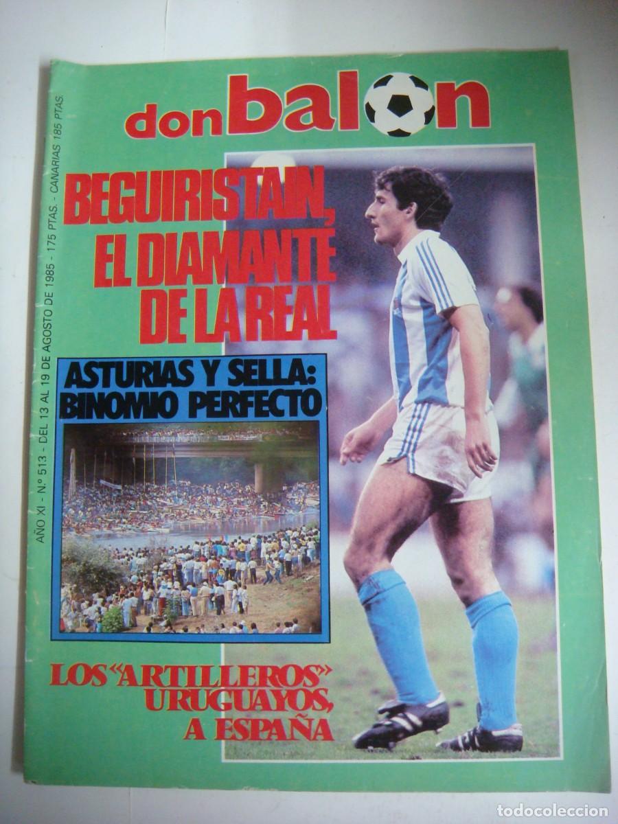 Collectionnisme sportif: REVISTA DE DON BALON A&Ntilde;O 1985 N&ordm;-513-CAJ-REV-N&ordm;-1